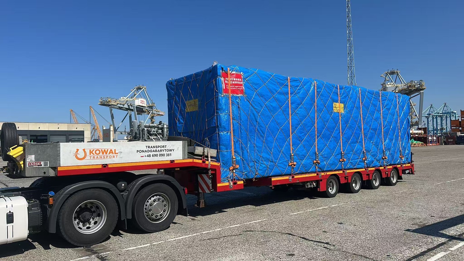 Port-to-site project cargo