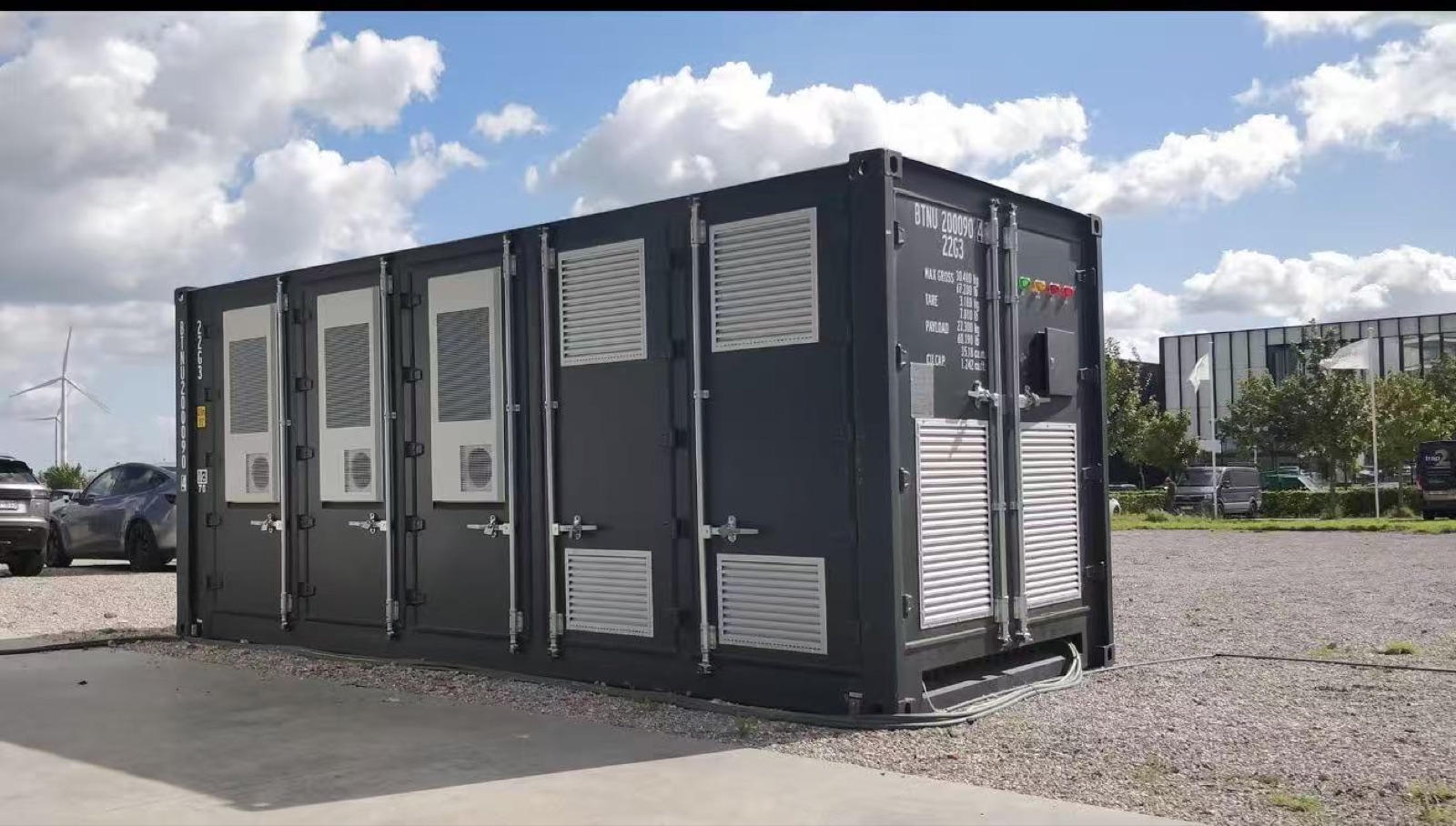Equipment delivered to site